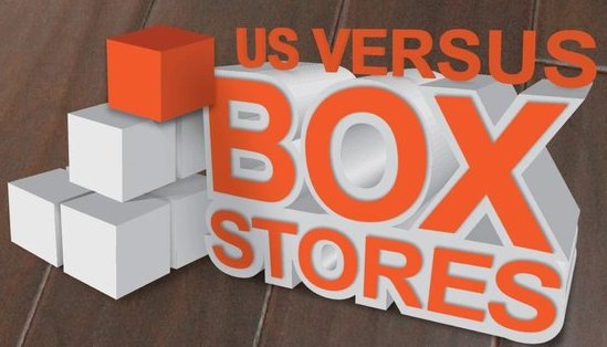 us vs box stores Haffelt's Mill Outlet Inc in Gallipolis, OH