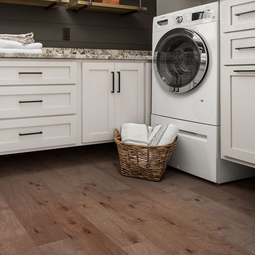 laundry room with hardwood floor Haffelt's Mill Outlet Inc in Gallipolis, OH